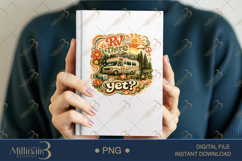 Groovy Camping PNG Bundle, 20 Retro Camping Sublimation Desi Product Image 7