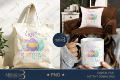 Eggstra Special PNG, Mini Crochet Easter Sublimation Design, Product Image 6