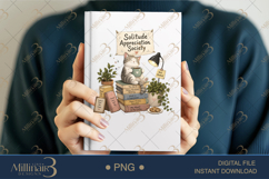 Solitude Appreciation Society PNG, Introvert Cat Sublimation Product Image 6