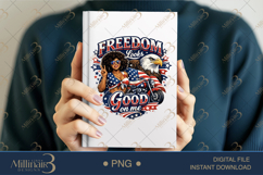 Freedom Looks Good on Me PNG, Patriotic Sublimation Design, Product Image 6