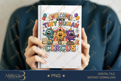 Welcome to the Tiny Human Circus PNG, Funny Teacher Design w Product Image 6