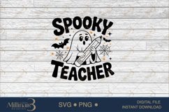 Spooky Teacher Svg,Spooky Teacher Era Svg,Halloween Spooky T Product Image 6