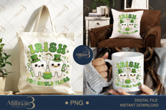Irish You Would Floss PNG, Funny St Patricks Day Dentist Des Product Image 6