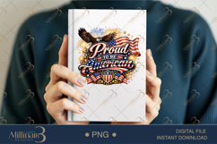 Proud to Be American PNG, Patriotic Eagle Sublimation Design Product Image 6