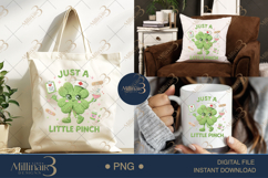 Just A Little Pinch PNG, St Patricks Day Nurse Shamrock PNG Product Image 6
