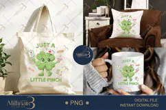 Just A Little Pinch PNG, St Patricks Day Nurse Shamrock PNG Product Image 6