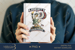 Liberty Chaos Goose PNG, Funny Patriotic Statue of Liberty G Product Image 6