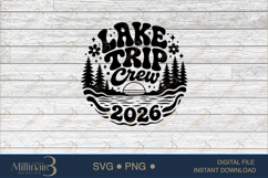 Lake Trip Crew 2026 SVG PNG, Matching Vacation Group Shirt D Product Image 6