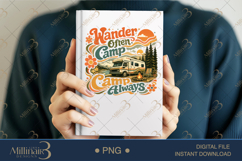 Wander Often Camp Always PNG, Retro Camping Sublimation Desi Product Image 6