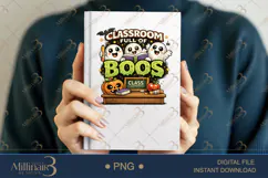 Classroom Full Of Boos PNG, Cute Halloween Teacher Design wi Product Image 6