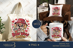 Who Let the Dogs Selfie PNG | Funny Cartoon Dog Clipart Product Image 6