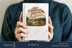 Our Favorite Address Is Anywhere PNG, Retro Camping Sublimat Product Image 6