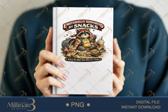 Emotionally Supported by Snacks PNG, Funny Raccoon Sublimati Product Image 6