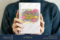 Healing in Wild Blooms PNG, Watercolor Floral Design, Soft B Product Image 6