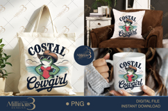 Coastal Cowgirl PNG | Western Beach Aesthetic Sublimation De Product Image 6