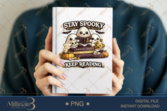 Stay Spooky Keep Reading PNG, Cute Halloween Ghost Reader De Product Image 6
