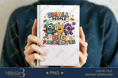 Small People Big Personalities PNG, Funny Teacher Design for Product Image 6