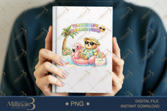 Teacher Life Summer Vibes PNG Funny Teacher Summer Clipart | Product Image 6