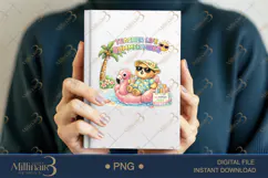 Teacher Life Summer Vibes PNG Funny Teacher Summer Clipart | Product Image 6