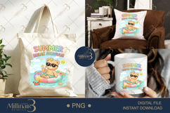 Summer Break Survivor PNG Funny Teacher Summer Clipart Product Image 6