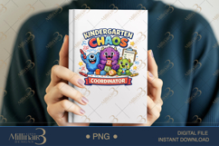Kindergarten Chaos Coordinator PNG, Cute Monster Teacher Des Product Image 6
