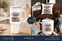 Spooky Readers Club PNG, Cute Ghost Book Lover Design for Ha Product Image 7