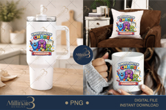 Kindergarten Chaos Coordinator PNG, Cute Monster Teacher Des Product Image 7