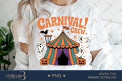 Funny Carnival Crew Halloween Costume PNG Product Image 1