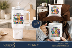Keeping Tiny Humans Mostly Organized PNG, Funny Teacher Desi Product Image 7