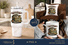 Dumpster Diving Society PNG, Funny Raccoon Sublimation Desig Product Image 7