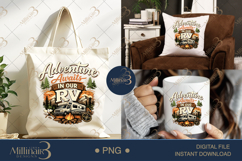Adventure Awaits in Our RV PNG, Camping Sublimation Design, Product Image 7