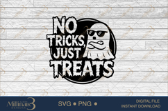 No Tricks Just Treats SVG PNG,Halloween Spooky Product Image 5