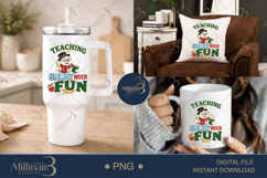 Teaching Is Snow Much Fun PNG, Funny Teacher Christmas PNG, Product Image 7
