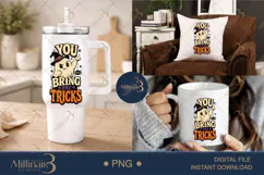 You Bring the Tricks PNG, Funny Halloween Quote Design Product Image 7