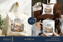 Quiet People Club PNG, Introvert Goose Sublimation Design, Product Image 7