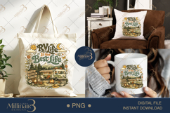 RV Life Is the Best Life PNG, Retro Camping Sublimation Desi Product Image 7