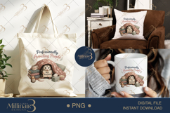 Professionally Avoiding People PNG, Funny Introvert Possum S Product Image 7