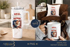 Red White And Honk PNG, Funny Patriotic Goose Sublimation De Product Image 7