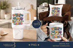 Kindergarten Is My Cardio PNG, Funny Kindergarten Teacher De Product Image 7