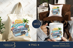 Sun Sand and Sterilization PNG, Dental Assistant Summer Subl Product Image 7