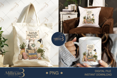 Solitude Appreciation Society PNG, Introvert Cat Sublimation Product Image 7