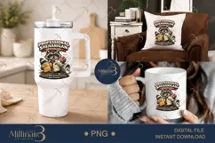 Professional Shenanigan Specialist PNG, Funny Raccoon Sublim Product Image 7