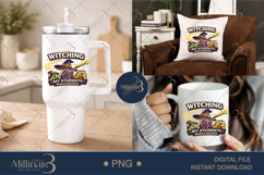 Witching My Students Would Behave PNG, Funny Halloween Teach Product Image 6