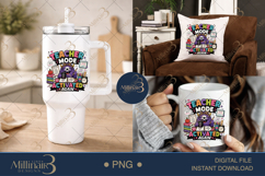 Teacher Mode Activated Again PNG, Funny Monster Teacher Design Product Image 7