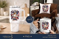 Born To Honk Free PNG, Funny Patriotic Goose Sublimation Des Product Image 7