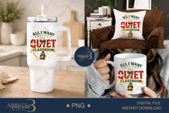 My Classroom Is on the Naughty List PNG | Funny Christmas Te Product Image 7