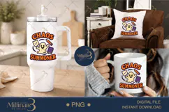 Chaos Summoner PNG, Funny Chaos Quote Design, Sarcastic Subl Product Image 7