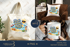 Bright Smiles and Sunny Days PNG, Summer Beach Sublimation D Product Image 7