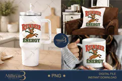 My Students Have Reindeer Energy PNG, Funny Teacher Christma Product Image 7