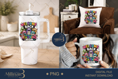 Welcome Back Let the Learning Begin PNG, Funny Teacher Monsters Product Image 7